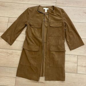 H&M Brown Suede Jacket